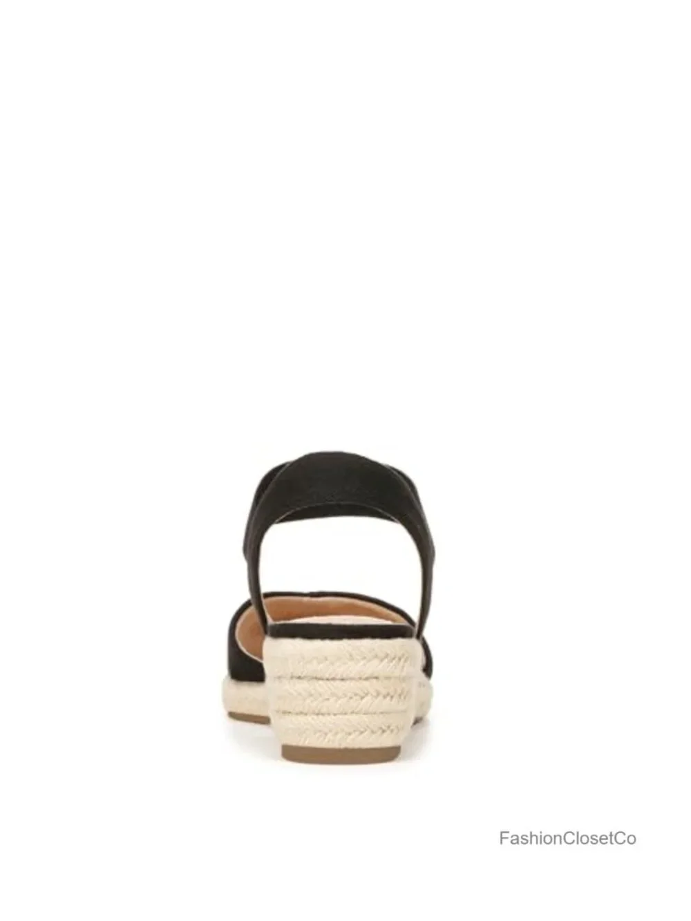 Espadrille Wedge Sandals with Soft System Comfort and Cushioned Insole